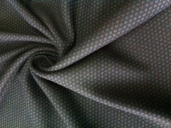 Костюмная синий горошек