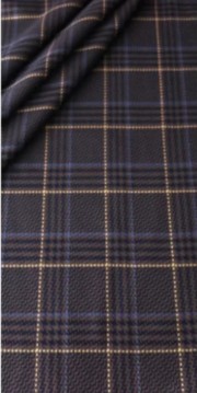 Ткань костюмная коричневая клетка