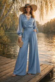 Плательно блузочная вискоза тенсель