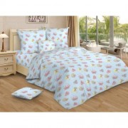 Бязь мишка голубой, розовый.