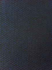 Костюмная жаккард тёмно-синяя мелкий горошек